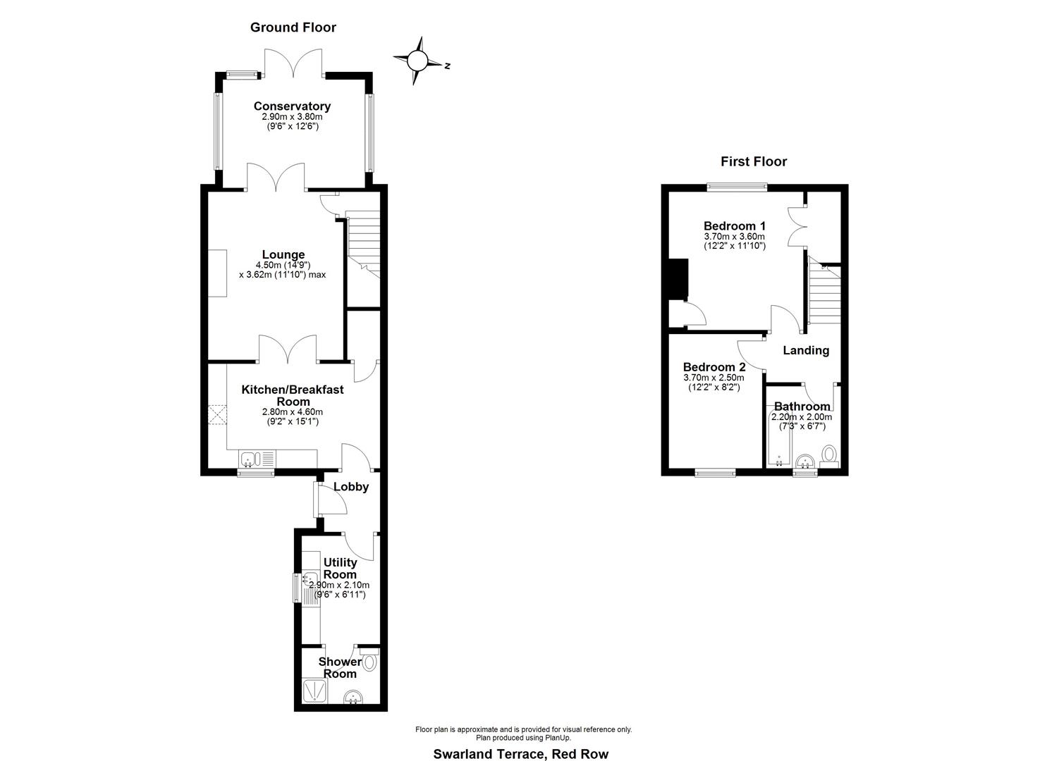 Property Swarland Terrace, Red Row, Morpeth House End Terrace